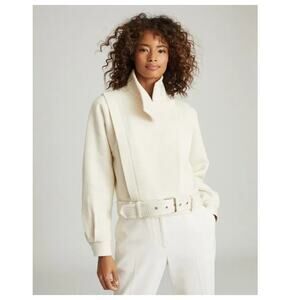 Reiss Clara Short Biker Jacket Size US/10